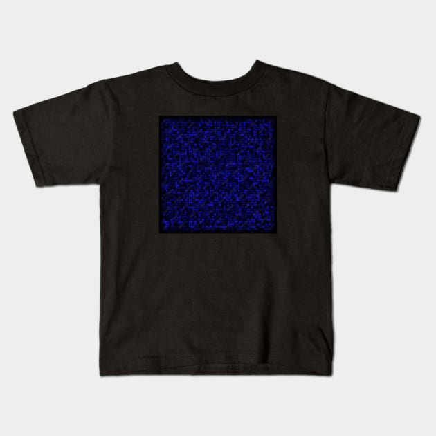 Hacker theme Kids T-Shirt by GraphicWave